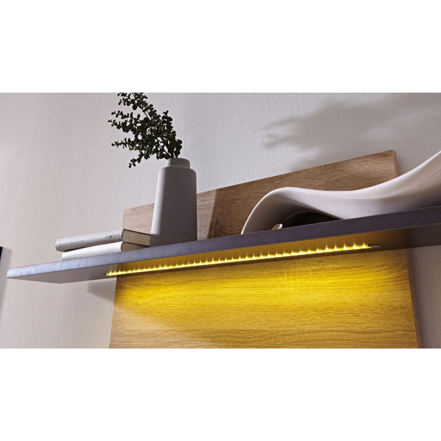 Germania Escala Eall Mounted Shelf In Oak 