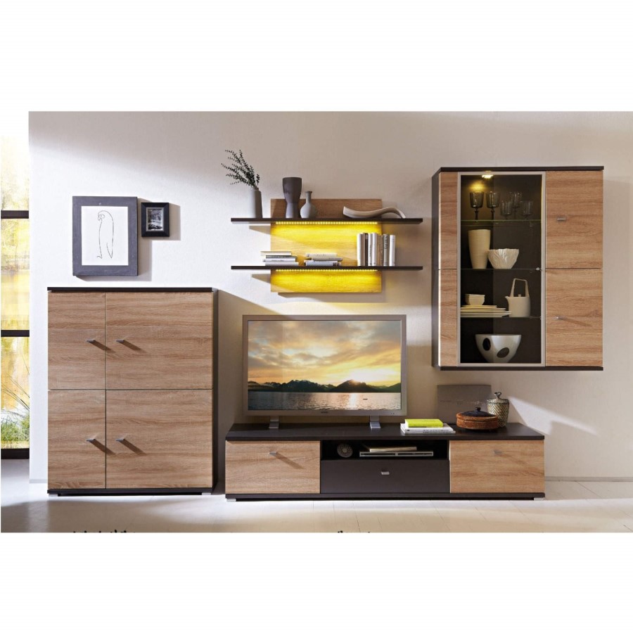 Germania Escala Eall Mounted Shelf In Oak 