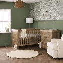 21OB1008D2 Nika Oak Two Piece Room Set - Obaby