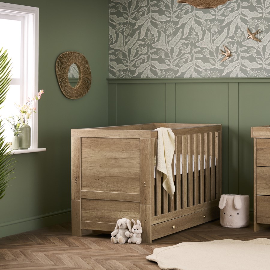 Nika Oak Three Piece Room Set - Obaby