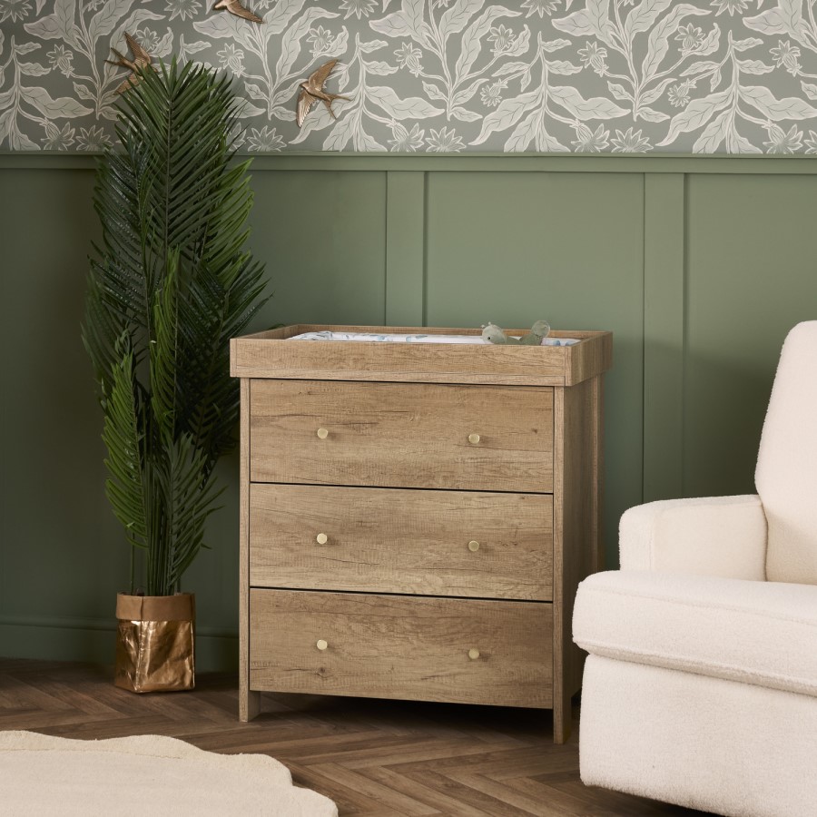 Nika Oak Three Piece Room Set - Obaby