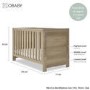 Nika Oak Three Piece Room Set - Obaby