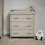 Nika Grey Wash 2-Piece Nursery Furniture Set - Obaby