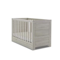 Nika Grey Convertible Cot Bed & Under Drawer - Obaby Nika Grey Convertible Cot Bed & Under Drawer - Obaby