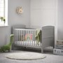 Grace Grey Convertible Cot Bed with Teething Rail -  Obaby