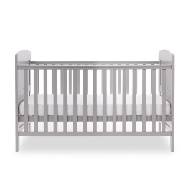 Grace Grey Convertible Cot Bed with Teething Rail -  Obaby