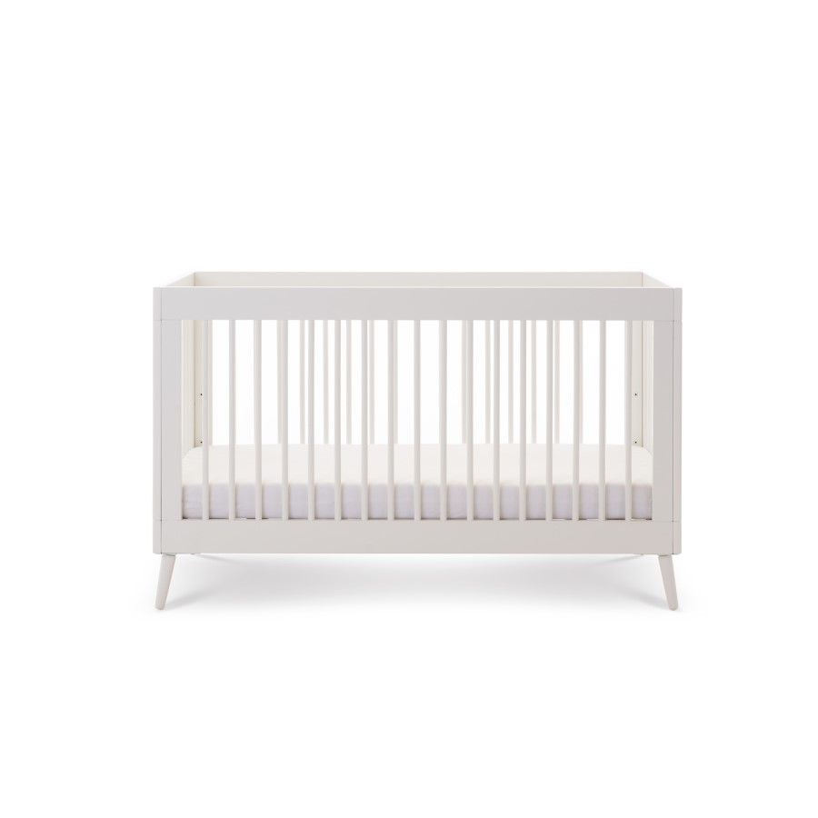 Maya Cot Bed in Nordic White - Obaby