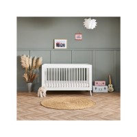 Maya Cot Bed in Nordic White - Obaby