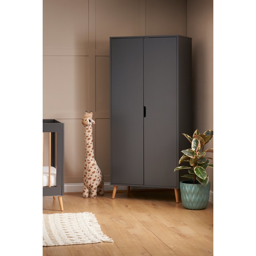 Maya Grey and Wood 3 Piece Room Set - Obaby