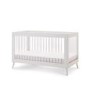 Maya Cot Bed in White with Acrylic - Obaby