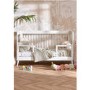 Maya Cot Bed in White with Acrylic - Obaby