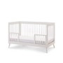 Maya Cot Bed in White with Acrylic - Obaby