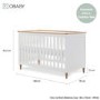 Orla White with Natural Two Piece Room Set - Obaby