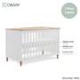 Orla White with Natural Two Piece Room Set - Obaby