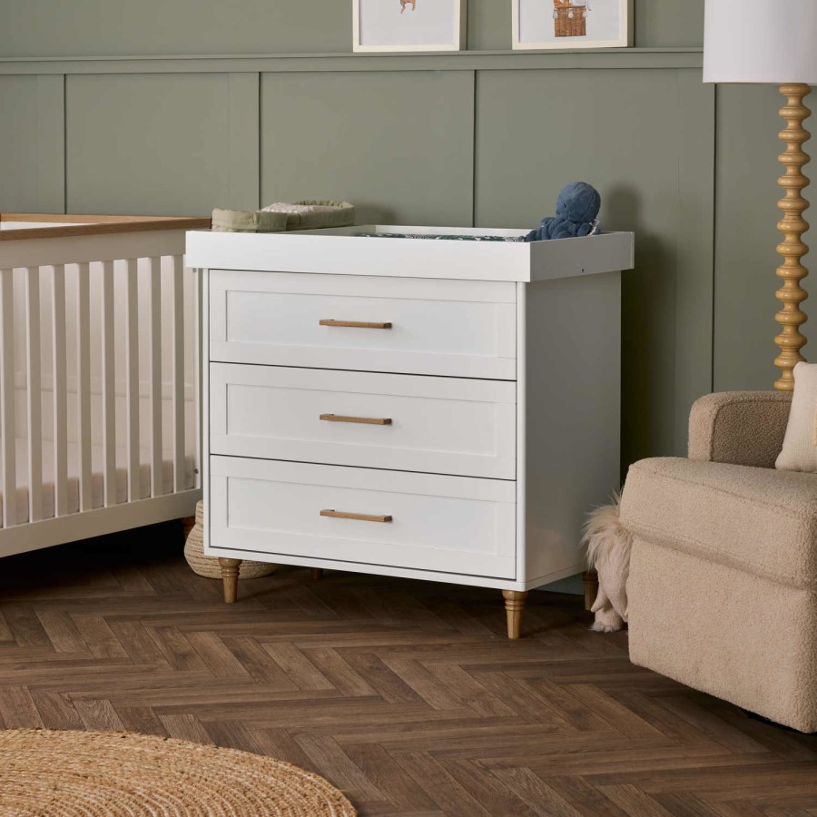 Orla White with Natural Two Piece Room Set - Obaby