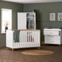 Orla White with Natural Three Piece Room Set - Obaby