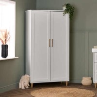 Orla White Double Wardrobe - Obaby
