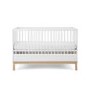 White 2 Piece Nursery Furniture Set - Cot Bed and Changing Table - Astrid - Obaby