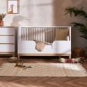 21OB3302 White Two Tone Cot Bed - Astrid - Obaby