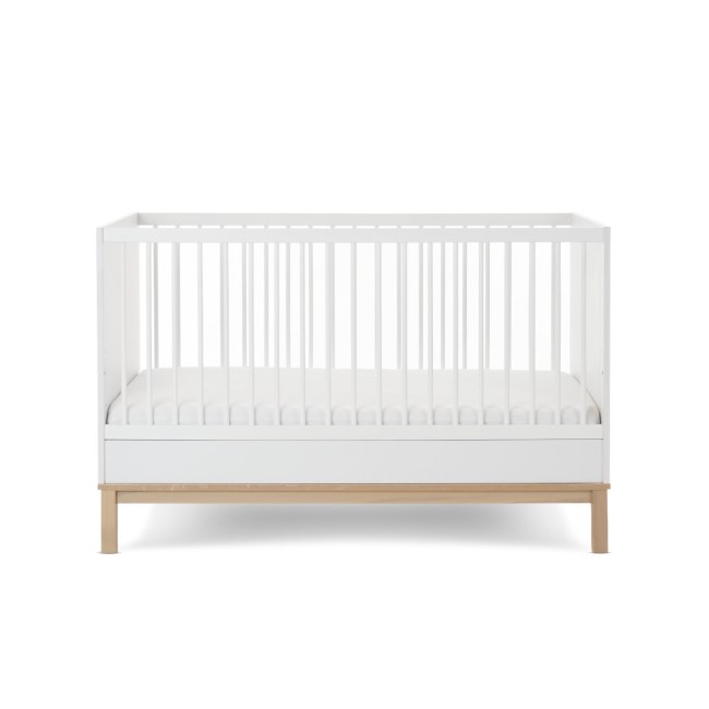 White Two Tone Cot Bed - Astrid - Obaby