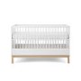 White Two Tone Cot Bed - Astrid - Obaby