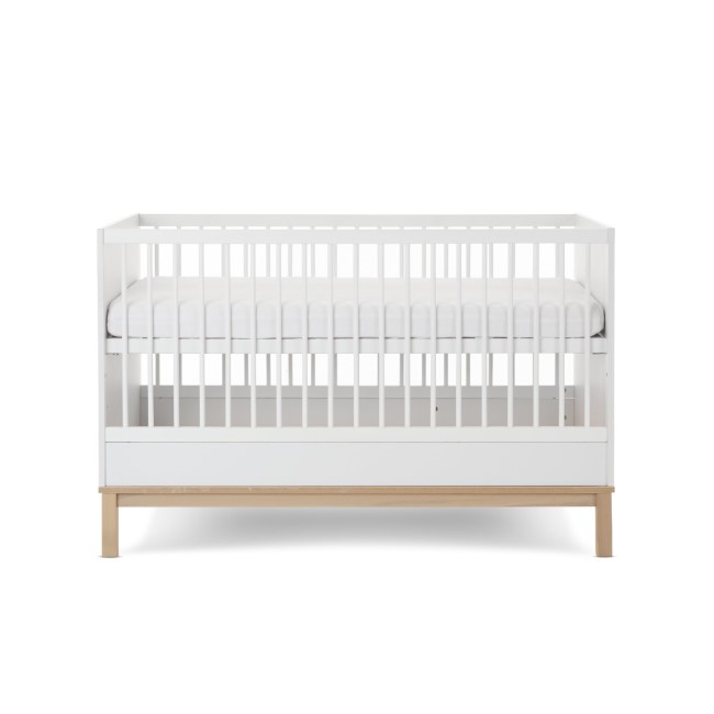 White Two Tone Cot Bed - Astrid - Obaby