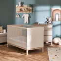 21OB3308D2 Satin 2 Piece Nursery Furniture Set - Cot Bed and Changing Table - Astrid - Obaby