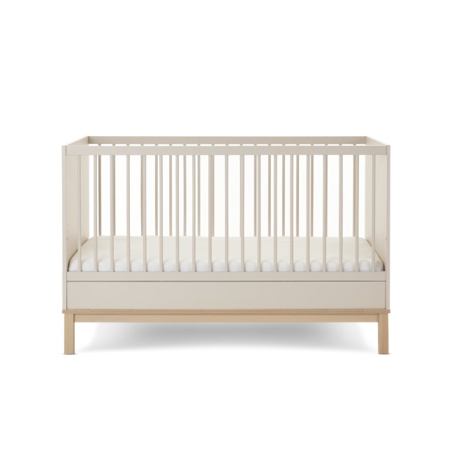 Satin 2 Piece Nursery Furniture Set - Cot Bed and Changing Table - Astrid - Obaby