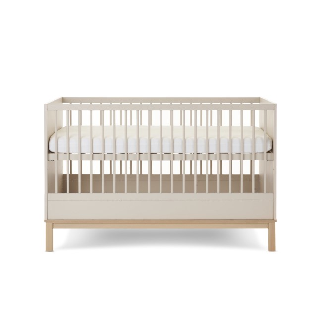 Satin 2 Piece Nursery Furniture Set - Cot Bed and Changing Table - Astrid - Obaby