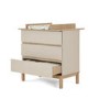 Satin 2 Piece Nursery Furniture Set - Cot Bed and Changing Table - Astrid - Obaby