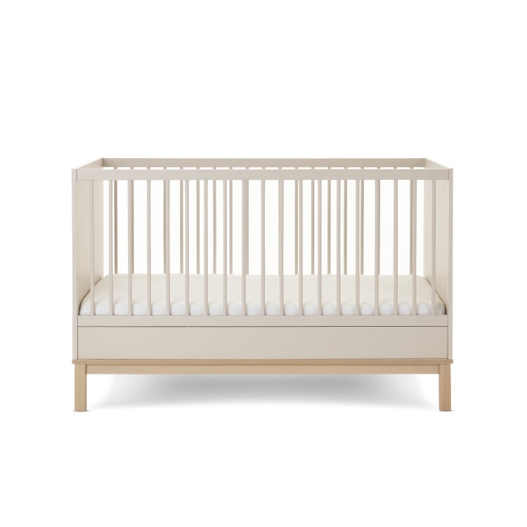 Satin Two Tone Cot Bed - Astrid - Obaby