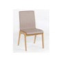 GRADE A1 - LPD Pair of Portofino Solid Oak Dining Chairs