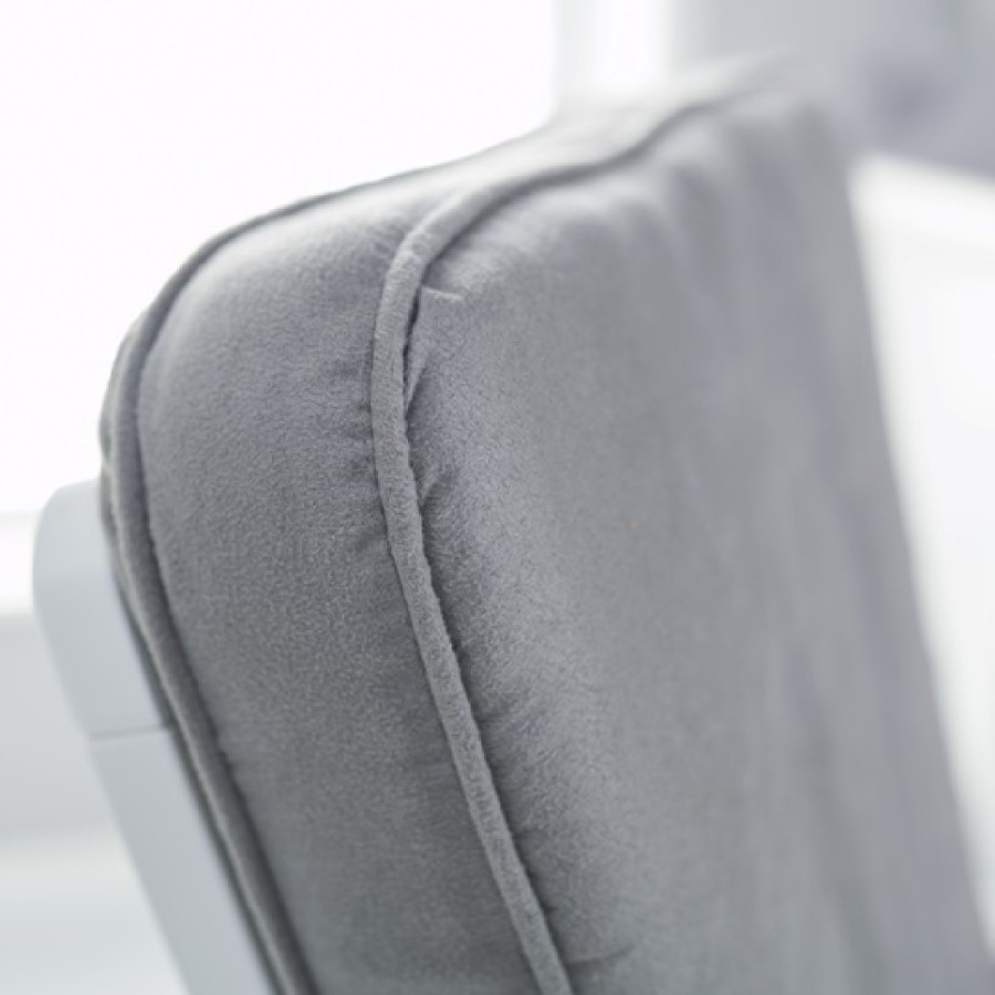 Deluxe Grey Reclining Glider Chair with Footstool - Obaby