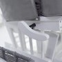 Deluxe Grey Reclining Glider Chair with Footstool - Obaby