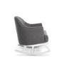 Round Back Rocking Chair in Dark Grey - Obaby