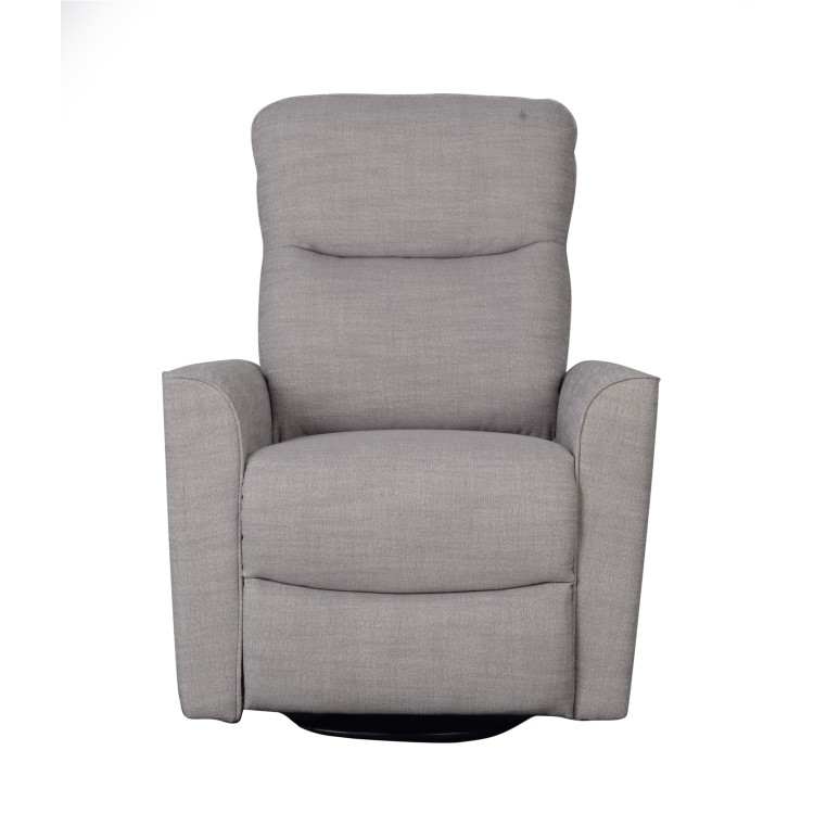 Savannah Swivel Glider Recliner Chair in Pebble - Obaby