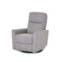 Savannah Swivel Glider Recliner Chair in Pebble - Obaby