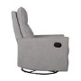 Savannah Swivel Glider Recliner Chair in Pebble - Obaby