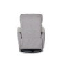 Savannah Swivel Glider Recliner Chair in Pebble - Obaby
