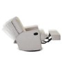 Madison Swivel Oatmeal Glider Recliner Chair - Obaby