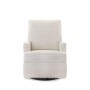 Madison Swivel Boucle Style Glider Recliner Chair - Obaby