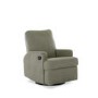 Madison Teddy Olive Swivel Glider Recliner Chair - Obaby