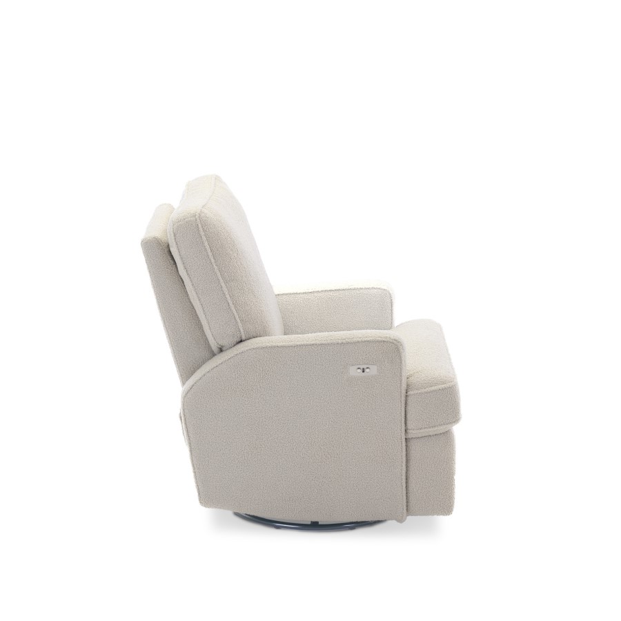 Madison Ivory Electric Recliner Chair - Obaby