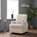 22OB3710 Madison Ivory Electric Recliner Chair - Obaby