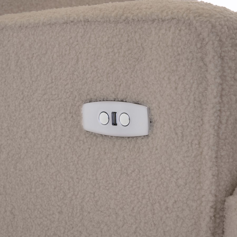 Madison Truffle Electric Recliner Chair - Obaby