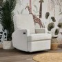 Madison Bouclé Style Electric Recliner Chair - Obaby