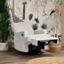 Madison Bouclé Style Electric Recliner Chair - Obaby