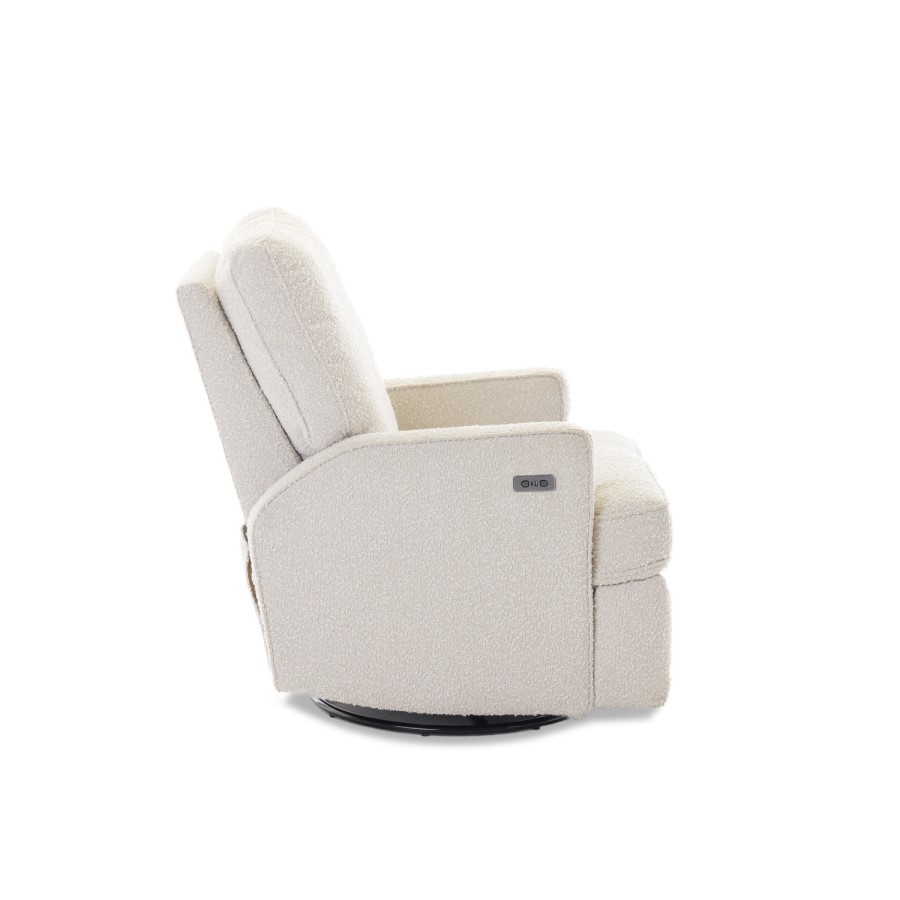 Madison Bouclé Style Electric Recliner Chair - Obaby