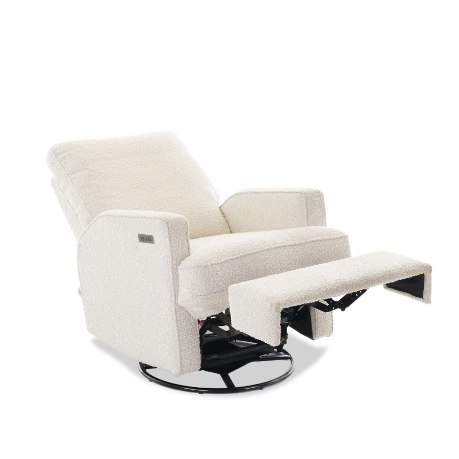Madison Bouclé Style Electric Recliner Chair - Obaby