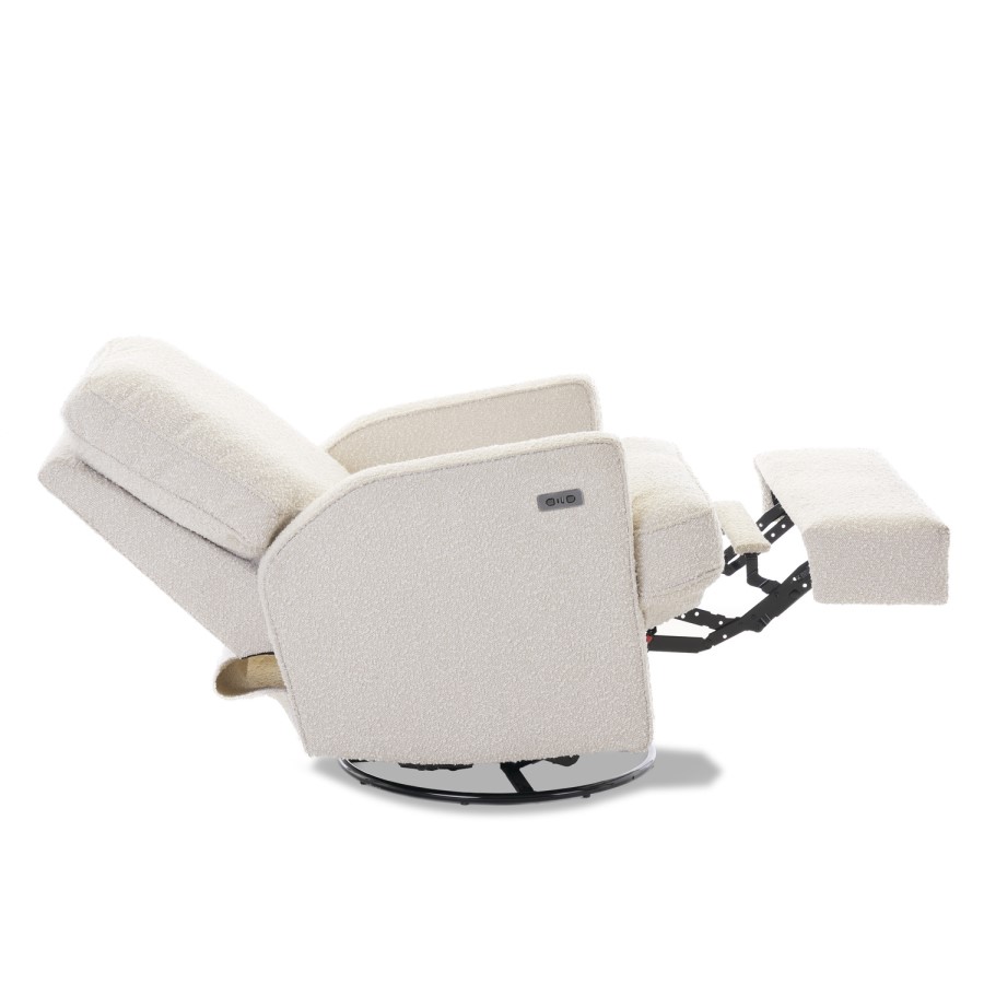 Madison Bouclé Style Electric Recliner Chair - Obaby